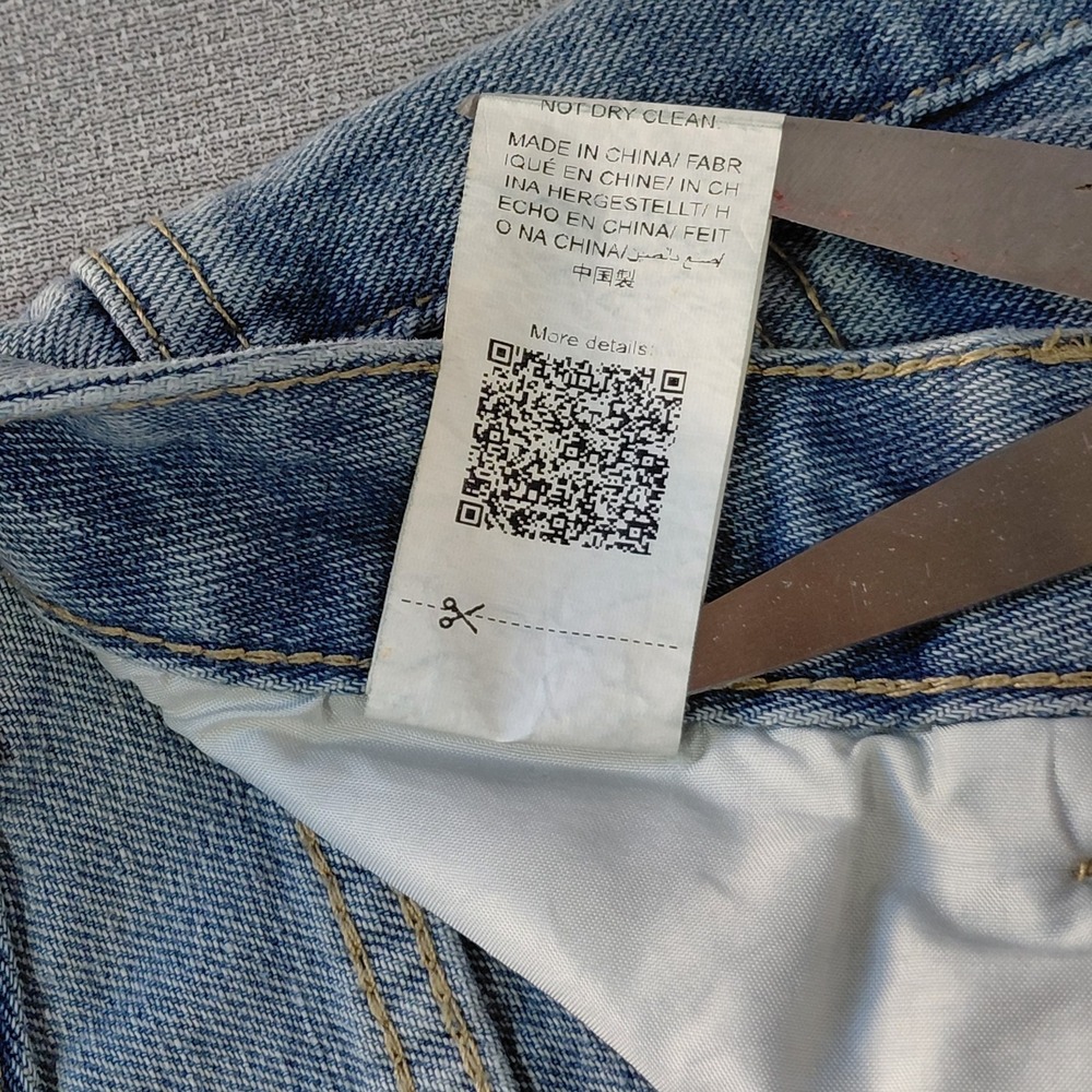 Shein High Waisted Wide Leg Jeans Women's Sz 30 Baggy Skater 31" Inseam - Picture 7 of 14
